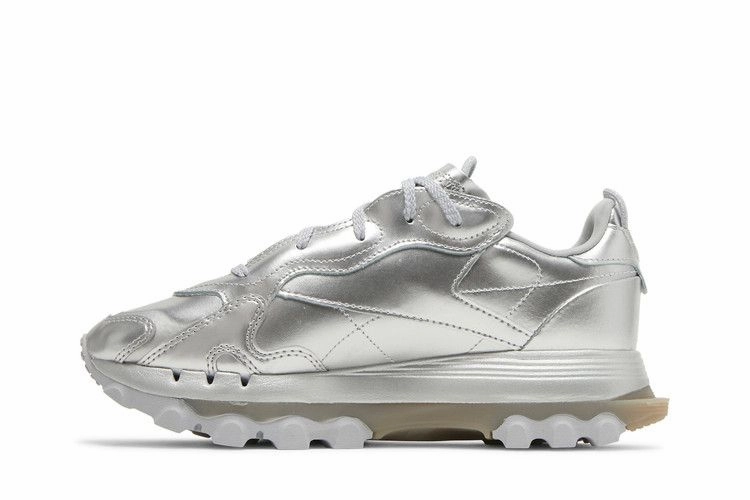 Reebok Classic Leather Cardi B Silver Metallic (Women's)