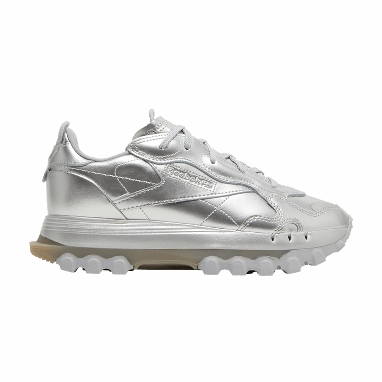 Reebok Classic Leather Cardi B Silver Metallic (Women's)