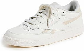 Reebok Women's Club C Revenge Sneaker, Chalk/Alabaster/Gold Metallic, 7