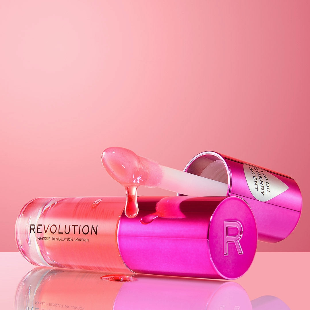 Revolution Glaze Lip Oil Glam Pink