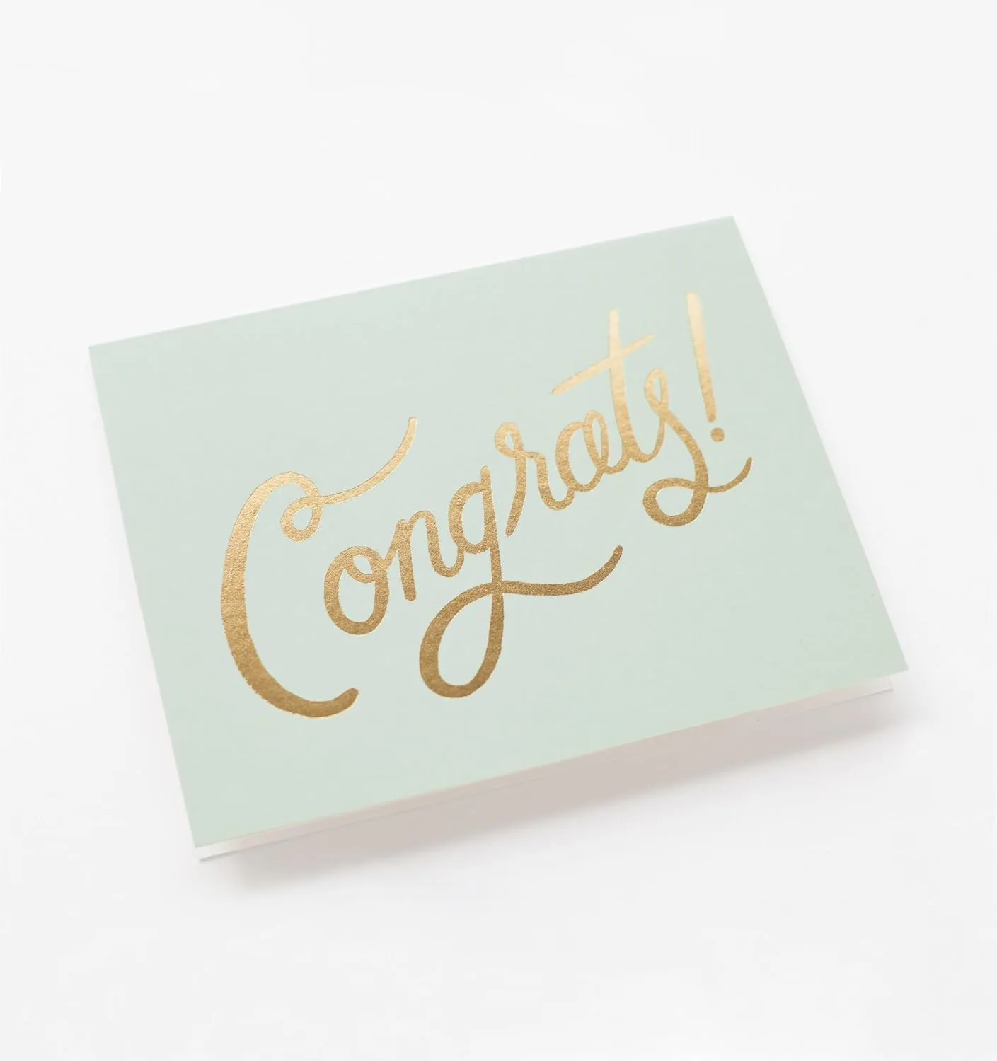 RIFLE PAPER CO. Greeting Card Boxed Set of 12 with Envelopes | Lets Your Thoughtful Handwritten Note Take Center Stage (Artisanally Crafted in the USA), Timeless Congrats
