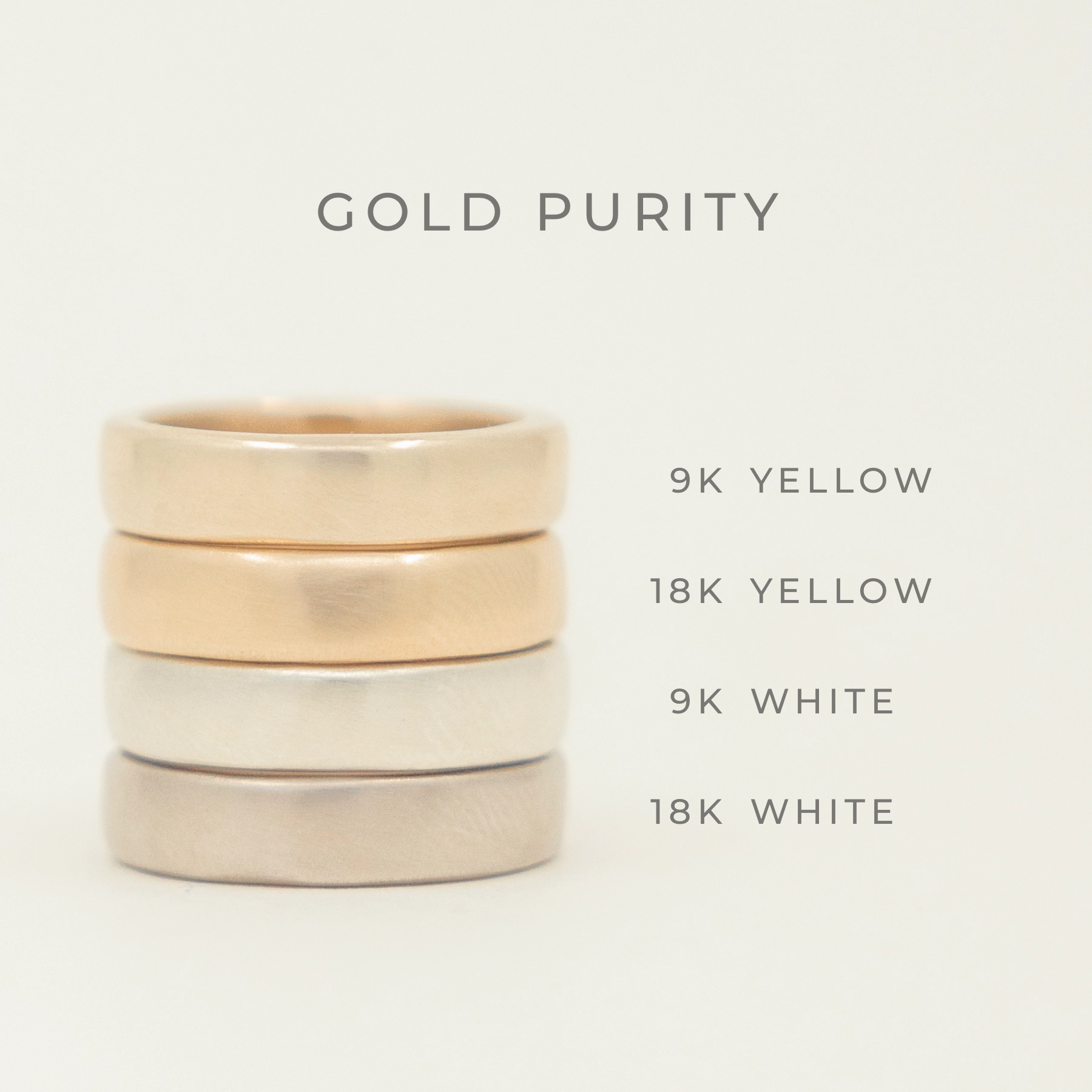 Rosée Signature Stack - yellow gold