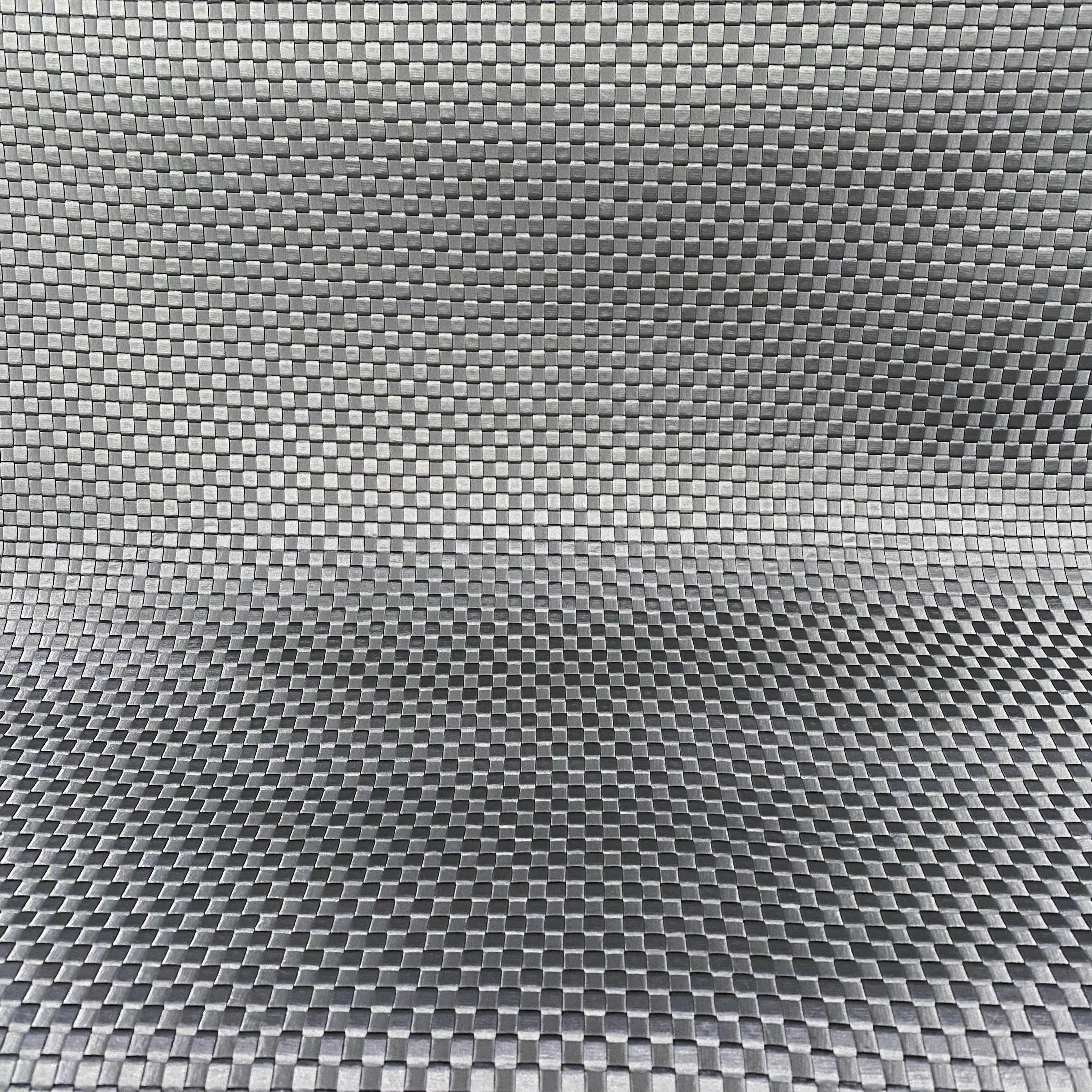 Satin Steel Checkerboard Basket Weave - Silver