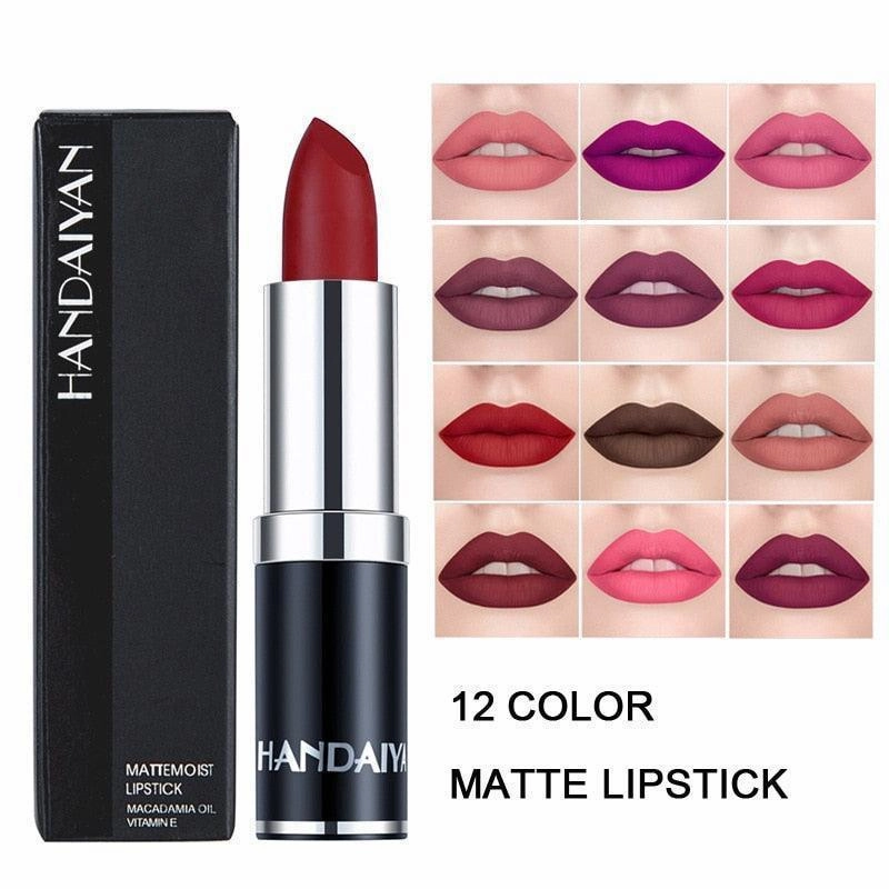 Sexy Rose Purple Lip-gloss Matte 12 Colors