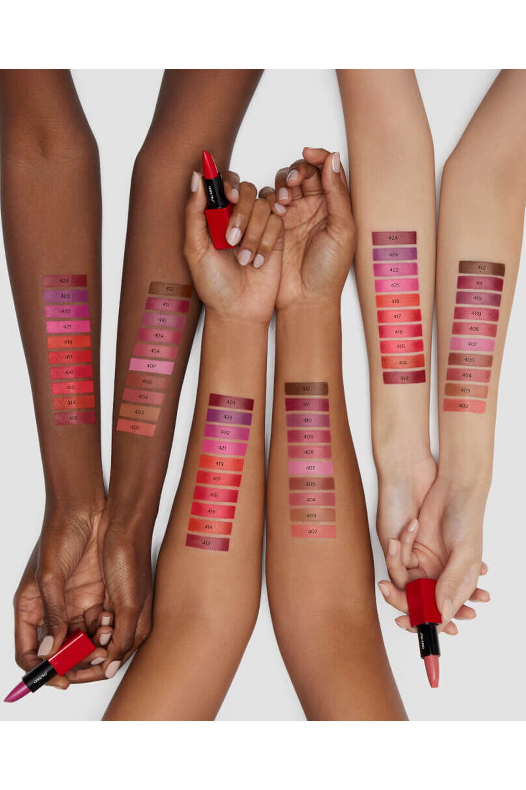 SHISEIDO TechnoSatin Gel Lipstick 403 Augmented Nude