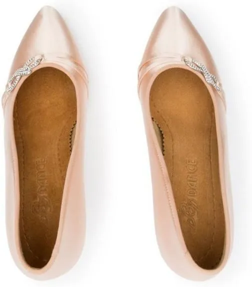 Shoes Women's Latin Dance Shoes Satin Elegant Ballroom Shoes Jazz Sasan Tango Shoes for Women 4.5-11 Nude #178