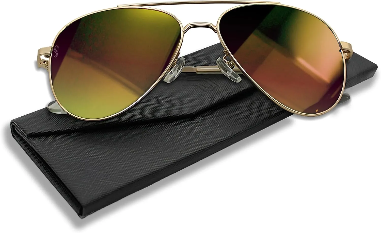 SIBERIAN 100% Real Glass Aviator 60mm USA Premium Pilot Sunglasses Men/Women UV400 Protection Non-Polarized