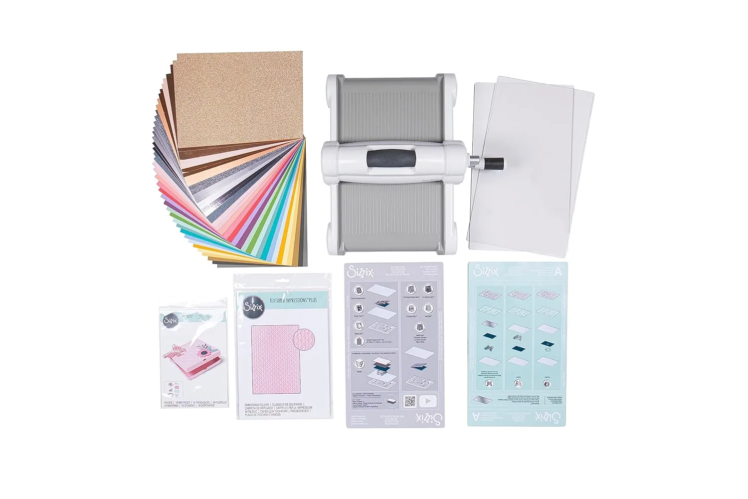 Sizzix Big Shot Plus Starter Kit (9"), White/Grey