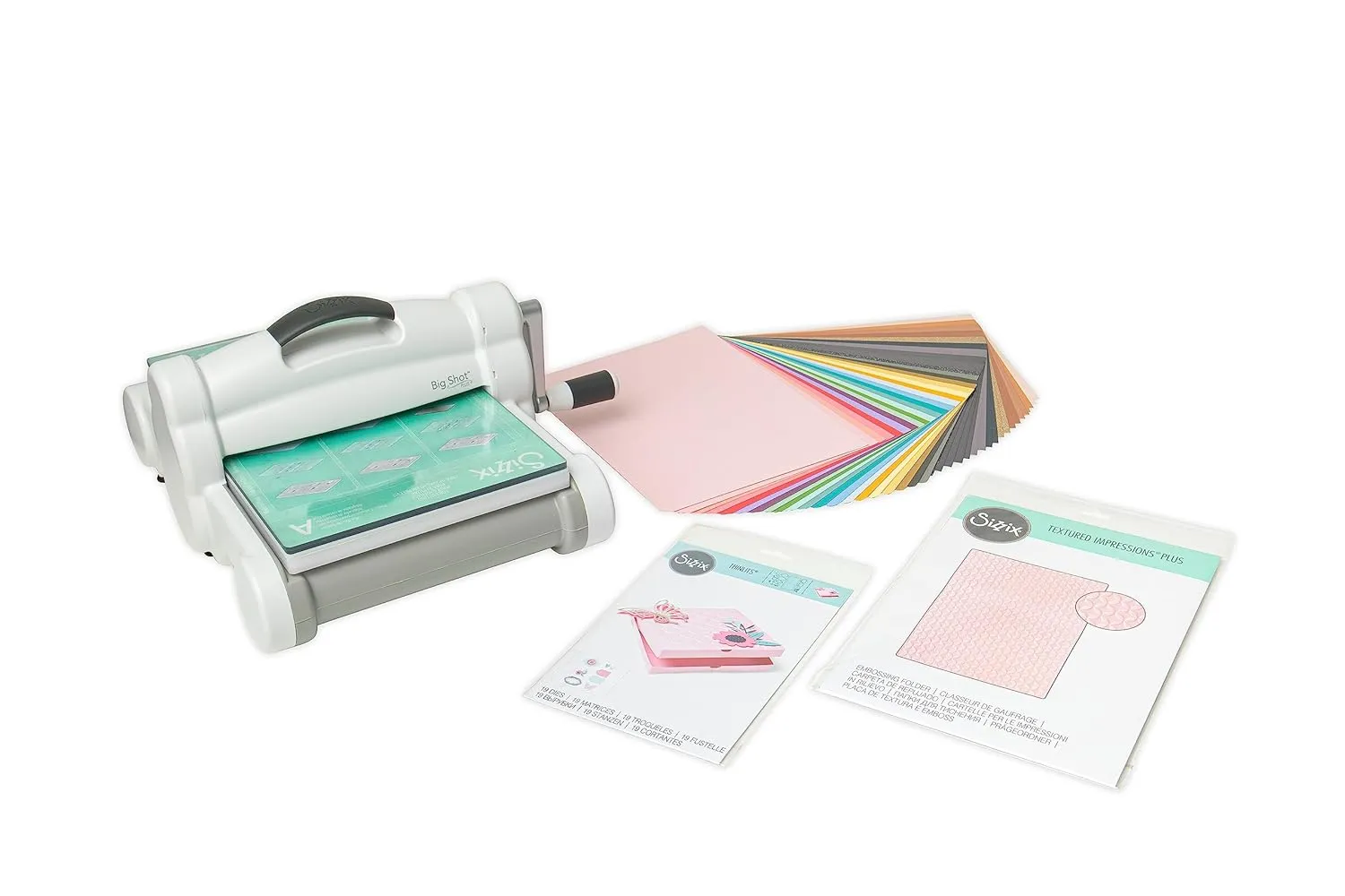 Sizzix Big Shot Plus Starter Kit (9"), White/Grey