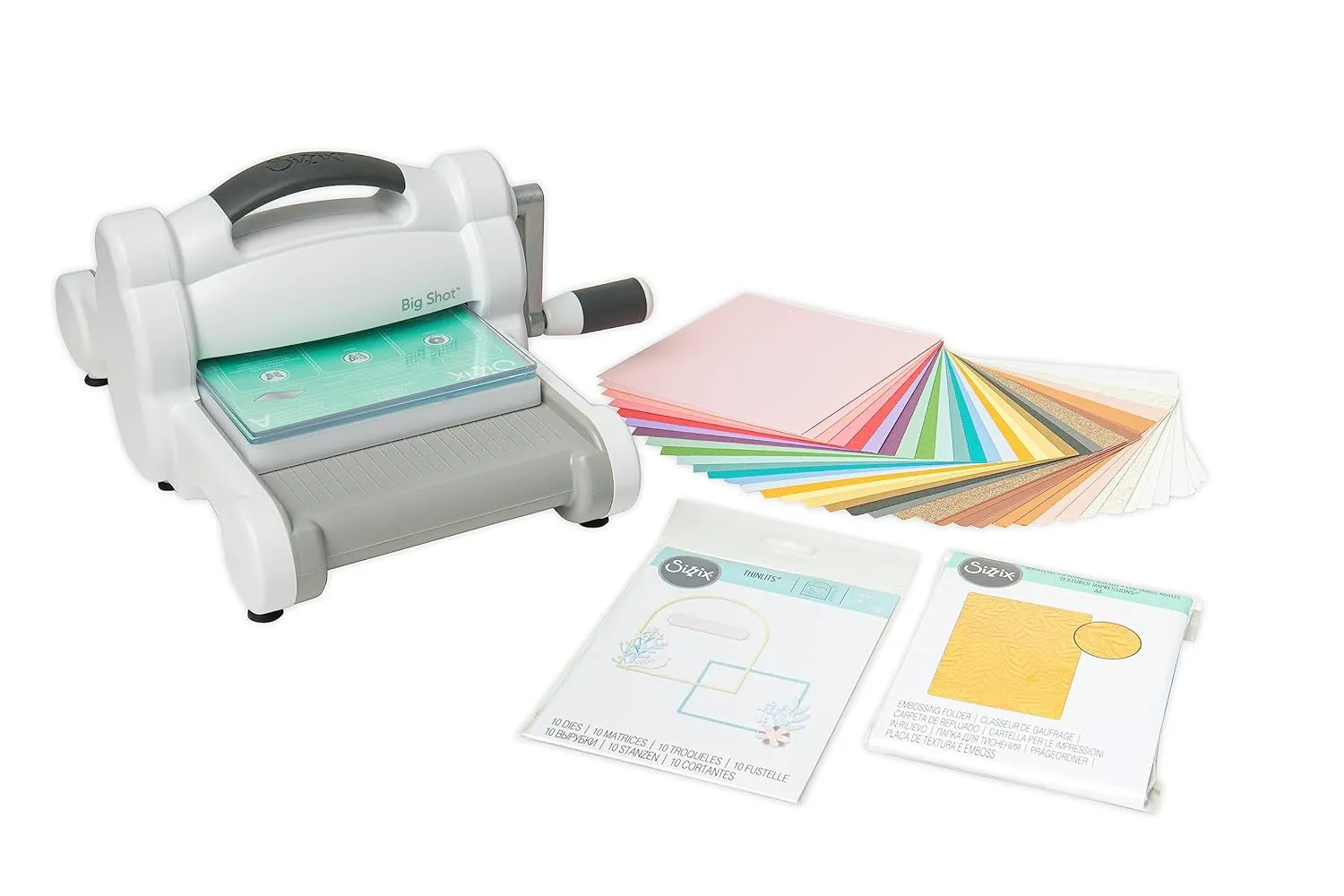 Sizzix Big Shot Starter Kit (6"), White/Grey