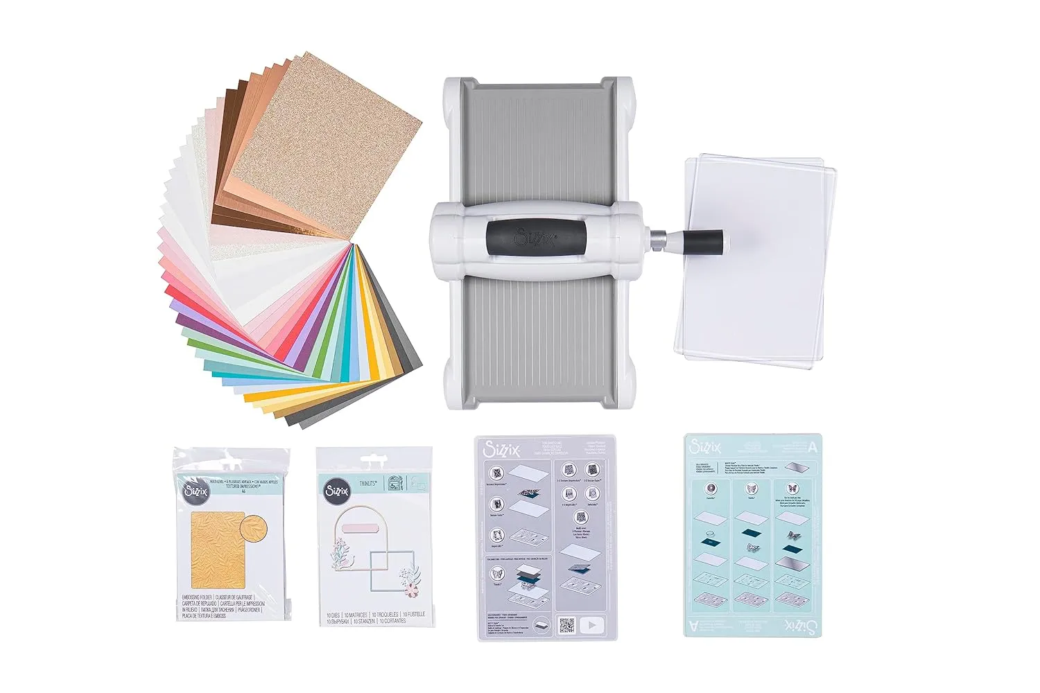 Sizzix Big Shot Starter Kit (6"), White/Grey