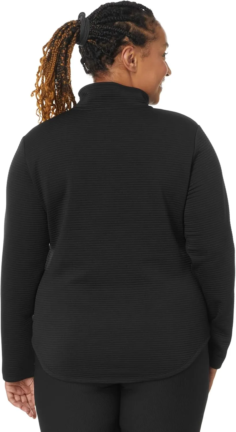 Skechers Women's Gowalk Hoodless Hoodie Shine Scoop Hem Jacket