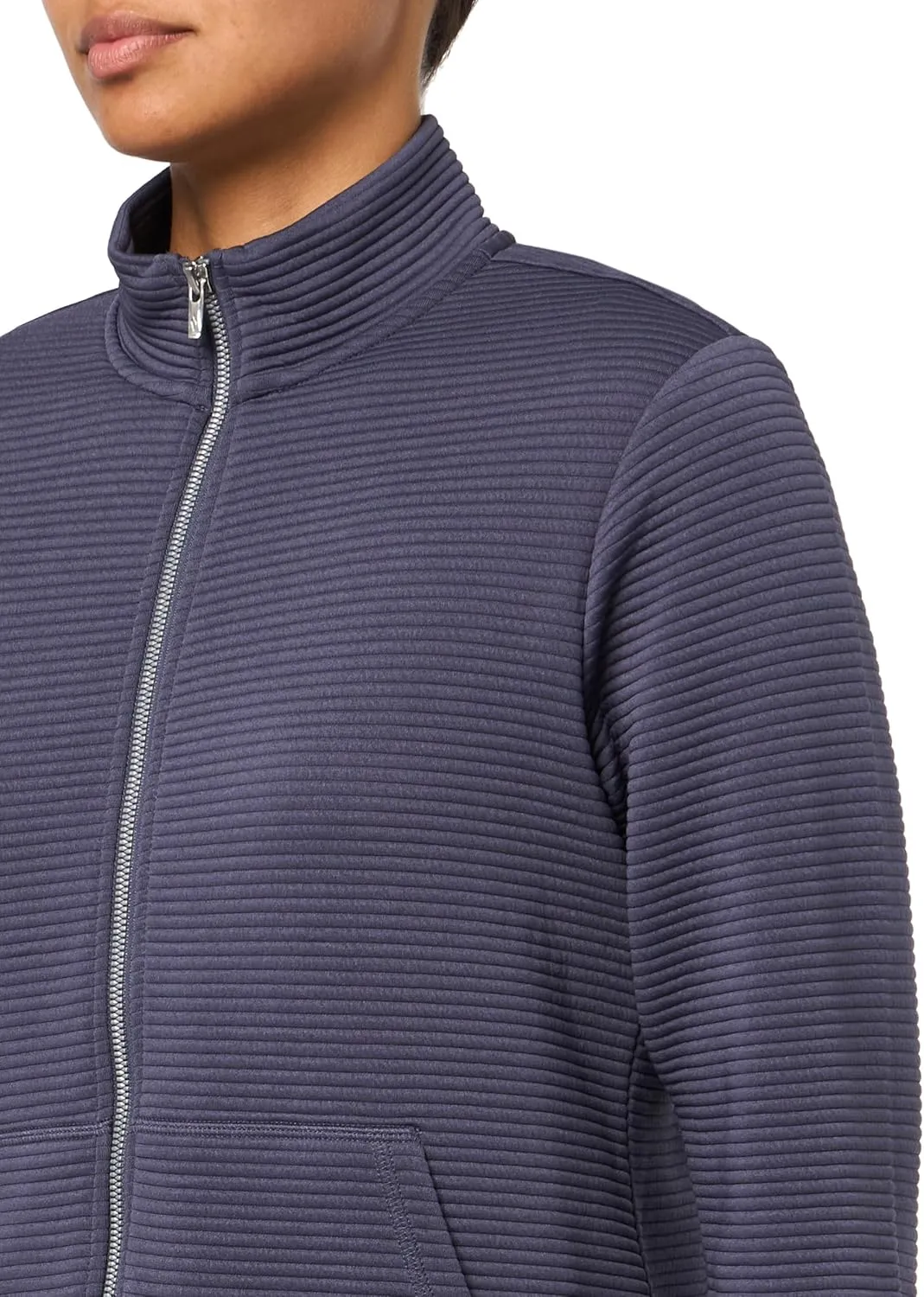 Skechers Women's Mock Neck Jacket with Rose Gold Zipper