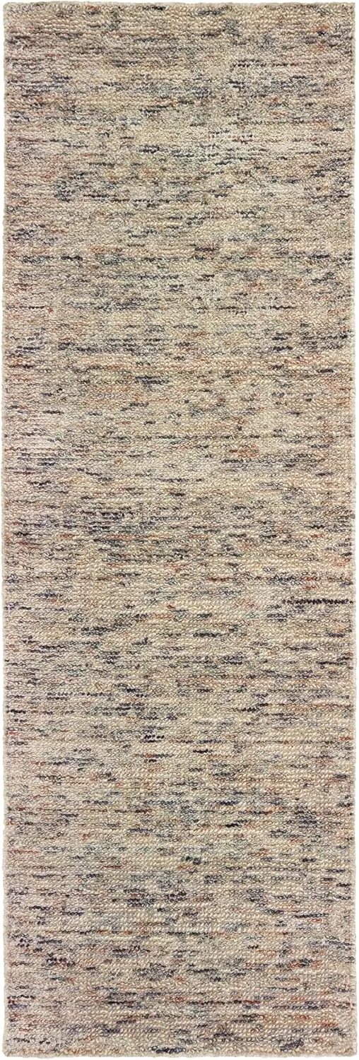 Sphinx Lucent Area Rug 45908 Ivory Banded Rows 2' 6" x 8' Rectangle