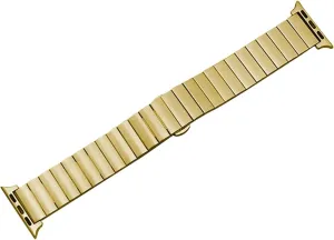 Stainless steel bracelet, suitable for 38mm or 40mm, 42mm or 44mm butterfly metal bracelet(Band color: black, Band width: 42mm or 44mm)