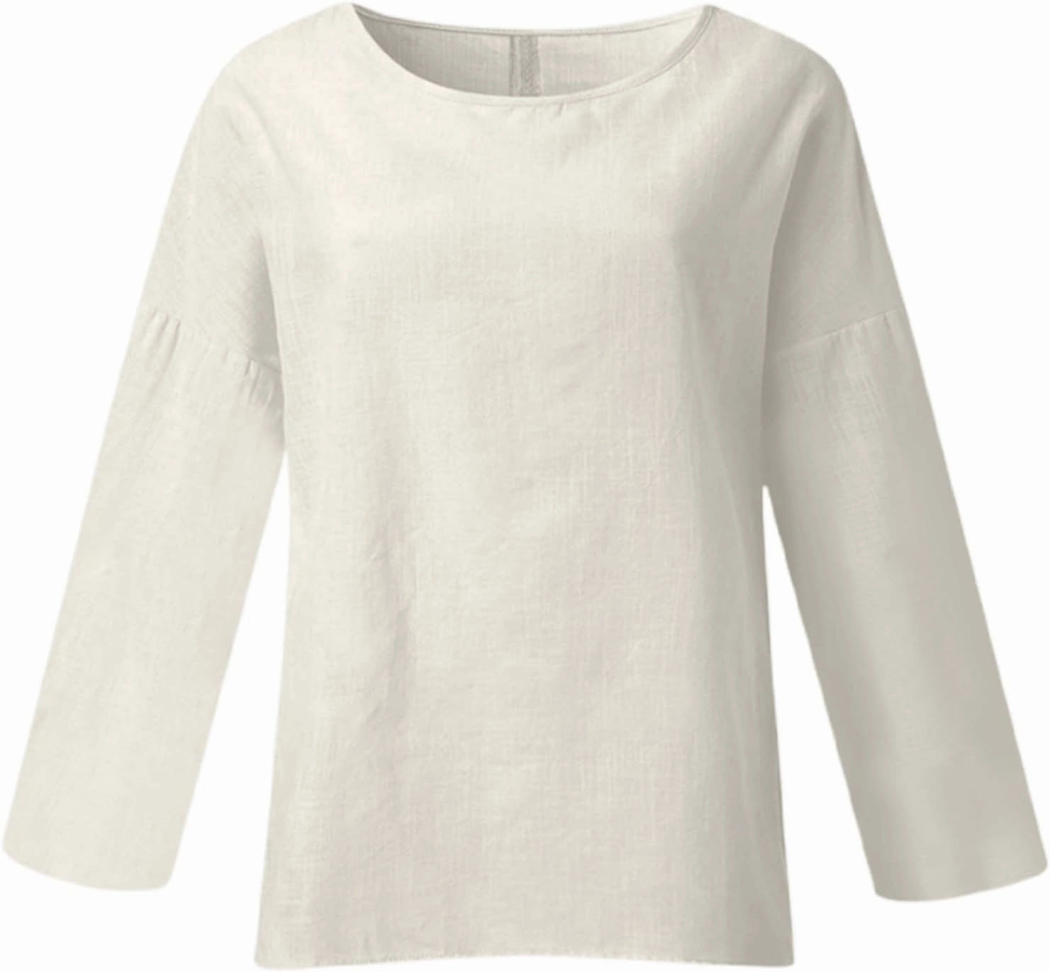 Summer Tops for Women 2025 Cotton Linen Short Sleeve Shirts Cute Boho Floral Top Dressy Casual Lapel Comfy Blouse