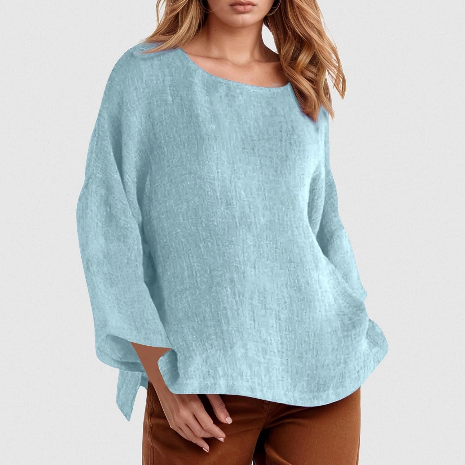 Summer Tops for Women 2025 Cotton Linen Short Sleeve Shirts Cute Boho Floral Top Dressy Casual Lapel Comfy Blouse