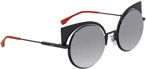Sunglasses Fendi 177 /S 0003 Matte Black/VK gray gradient lens