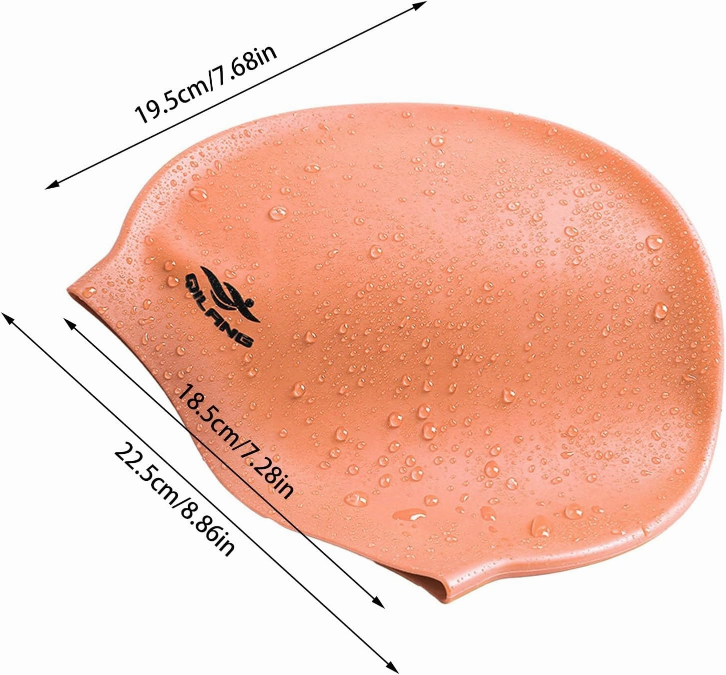 Swim Caps for Women,3 Pack Waterproof Silicone Swim Cap for Men,Comfortable High Elasticity Swimming Cap for Kids 6-14,Perfect for Pool,Beach,Lap Swimming