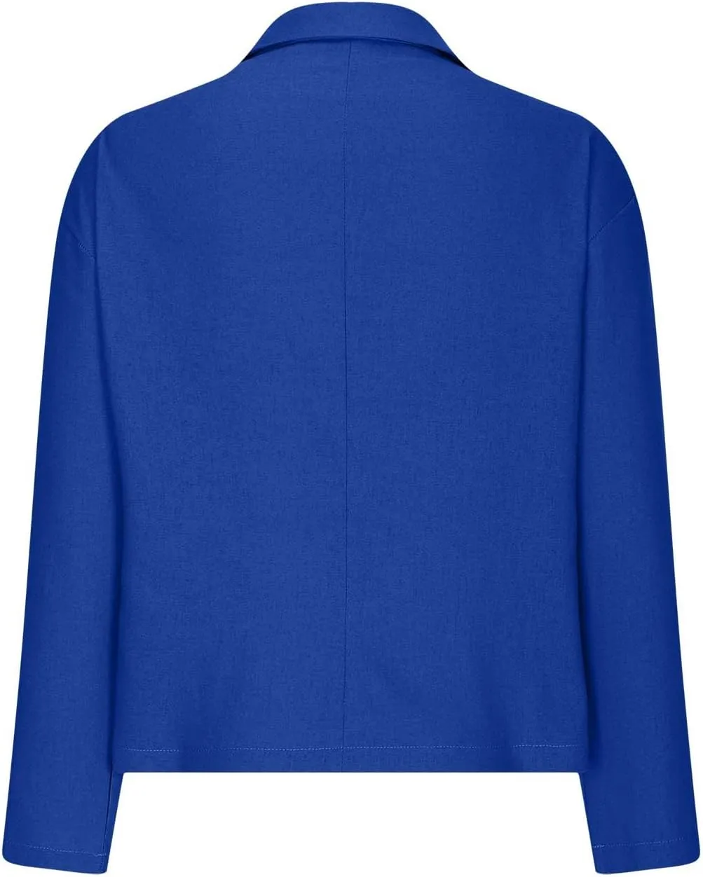 TANGNADE Linen Blazer Women Lightweight Casual Long Sleeve Spring Summer Jackets One Button Lapel Suit Blazer