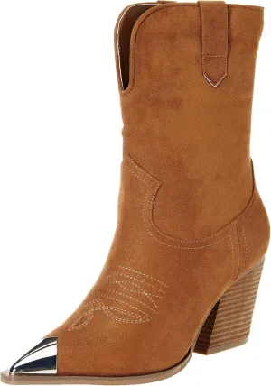 The Drop Women's Sandra Heeled Cowboy Boot