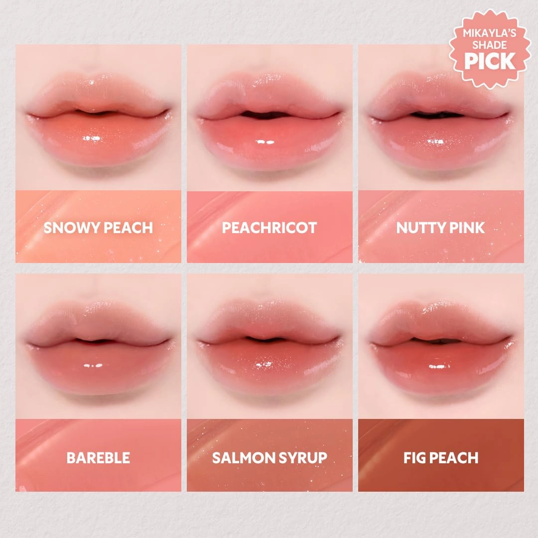 TIRTIR [*Mini Size Waterism Tinted Lip Gloss #30 Mauve Blush, 0.06 Fl Oz – Kiss Ready Lipgloss, 12H Long Lasting Non Sticky Natural Tinted Glow Korean Multiuse Cheek and Lip Tint for Women gift