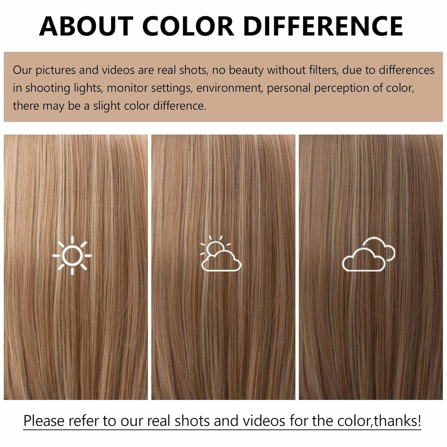 TISHINING 18 Inches Strawberry Blonde Natural Straight Hair Wigs for White Women Medium Length Ombre Blonde Side Part Synthetic Hair Wig with Dark Roots Natural Looking Daily Party Wig