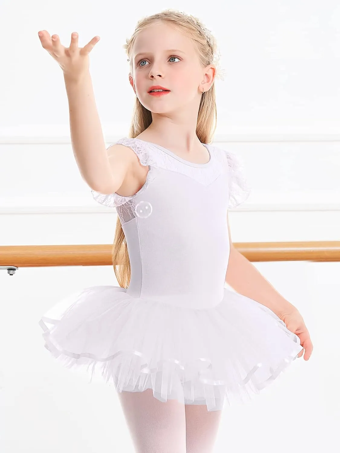 Toddler Leotards for Girls Ballet Dance Dresses Pink Ballerina Tutu Ballet Tutu Ballet Leotards with Tutu