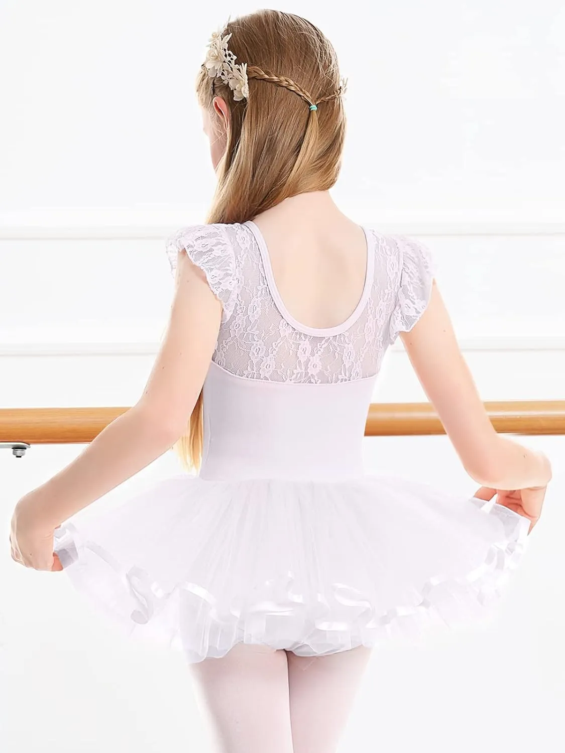 Toddler Leotards for Girls Ballet Dance Dresses Pink Ballerina Tutu Ballet Tutu Ballet Leotards with Tutu