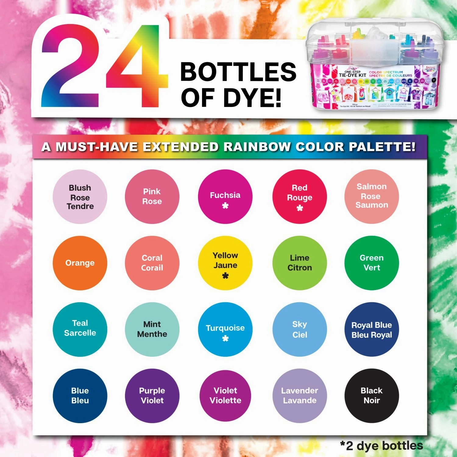 Tulip Color Spectrum Tie-Dye Tub Kit