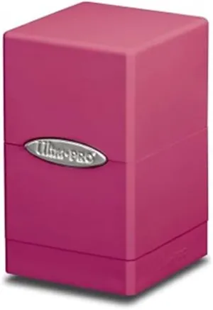 Ultra Pro Pink Satin Tower Deck Boxes