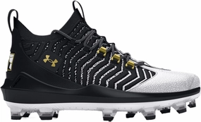 Under Armour Harper 9 Pro TPU - Men's (Black/White/Metallic Gold)