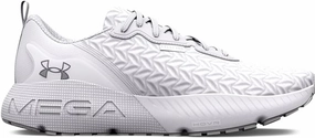 Under Armour Mega 3 Clone Mens Running Shoes White-Metallic Silver