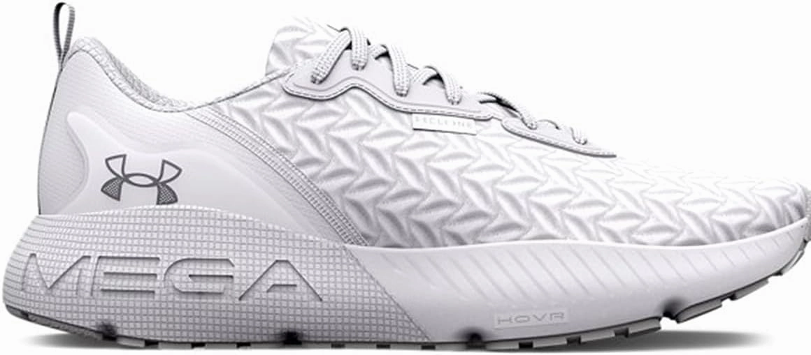 Under Armour Mega 3 Clone Mens Running Shoes White-Metallic Silver
