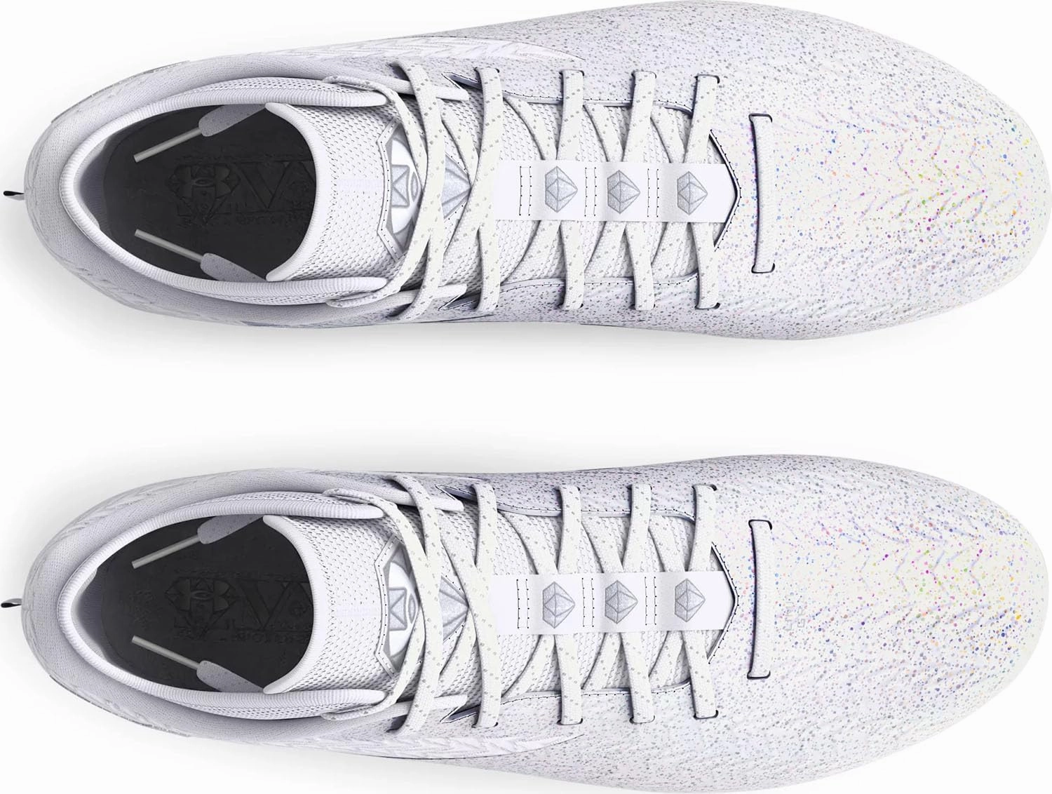 Under Armour Spotlight Clone 4 MC VVS - Men's (White/White/Metallic Silver)