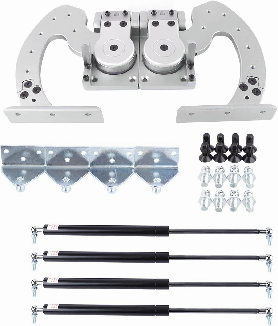 Universal Lambo Door Kit Bolt On Vertical Doors Hinge Kit, Fit for Audi Dodge Ford Honda Toyota Nissan Chevrolet Most Car 90 Degree Vertical Lambo Door Conversion Kit