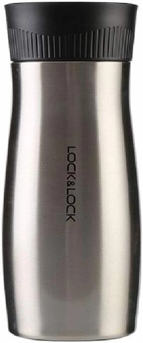 Vacuum Stainless Steel Inner Liner Stainless Steel Vacuum Flask Student Cup Business Office Tea Cup Couple Cup Thickened Cold Cup Outdoor Leakproof Water Cup (Color : Red) (Silver)