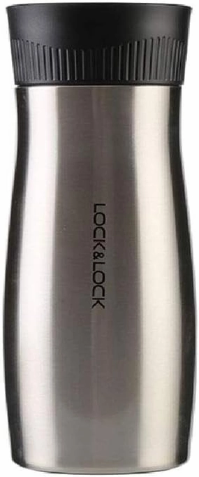 Vacuum Stainless Steel Inner Liner Stainless Steel Vacuum Flask Student Cup Business Office Tea Cup Couple Cup Thickened Cold Cup Outdoor Leakproof Water Cup (Color : Red) (Silver)