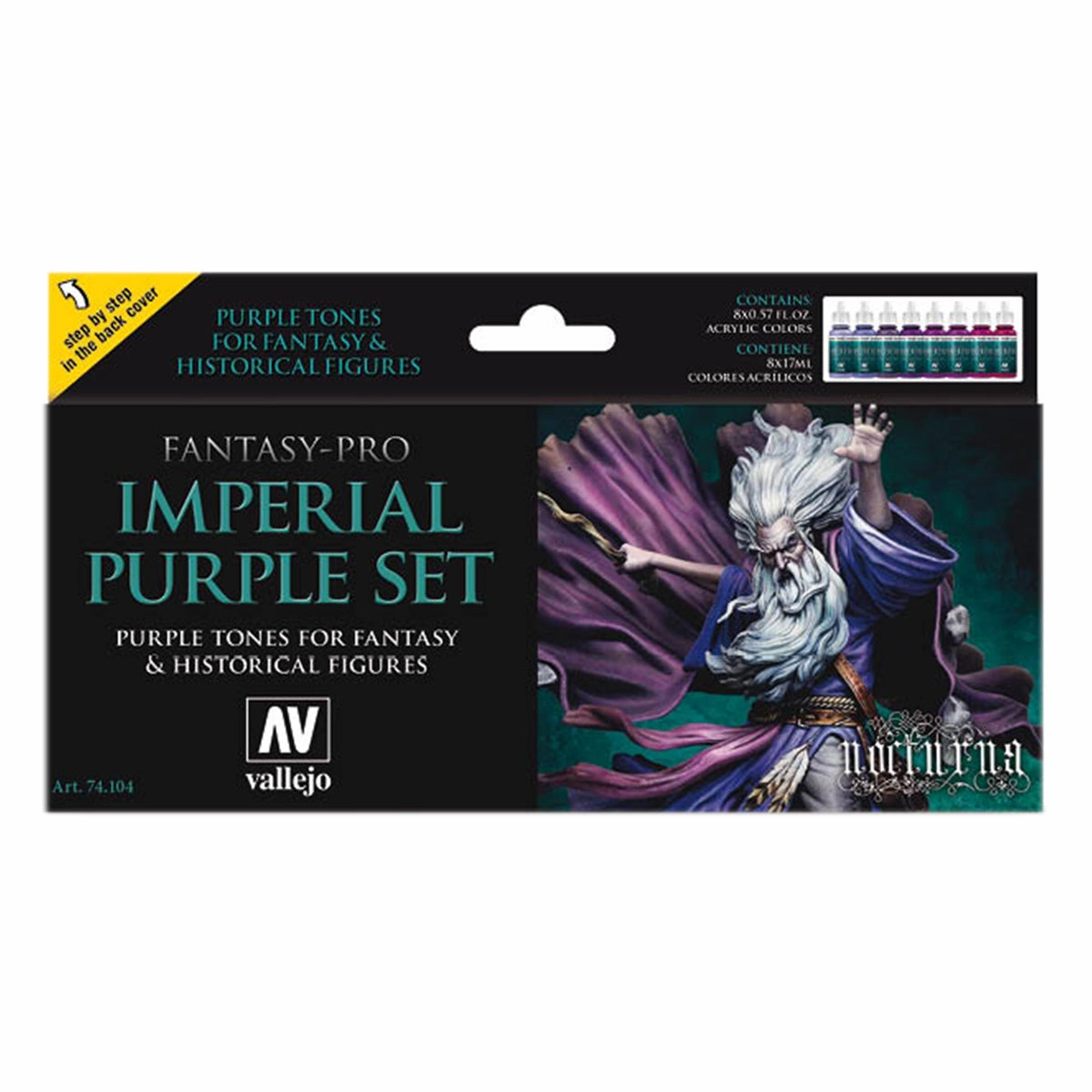 Vallejo Game Colour - Imperial Purple 8 Colour Set