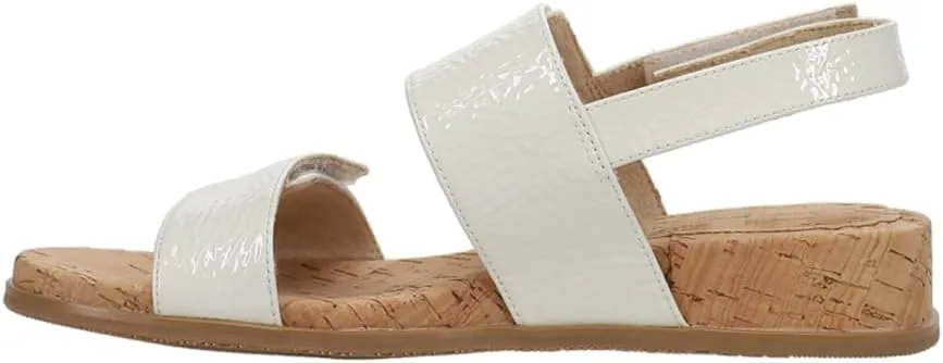 VANELi Womens Nelly Metallic Slingback Casual Sandals Casual Low Heel 1-2" - Silver