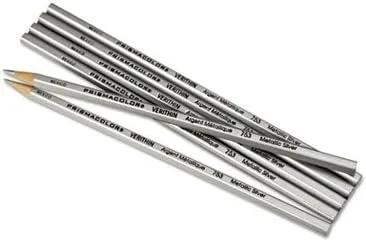 Verithin Colored Pencils, Metallic Silver, Dozen, Sold as 12 Each