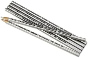 Verithin Colored Pencils, Metallic Silver, Dozen, Sold as 12 Each
