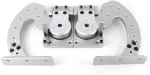 Vertical Doors Hinge Kit, for Universal Lambo Door Bolt Kit, for Adjustable 90 Degree Most Car Vertical Doors, Universal Racing Car Door Convert to Lambo Doors Style Sliver Conversion Set