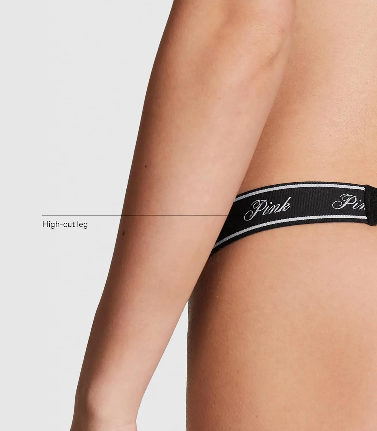 Victoria's Secret PINK Women's Cotton Logo Thong Underwear, Panties for Women, Multi Pack (XS-XXL)