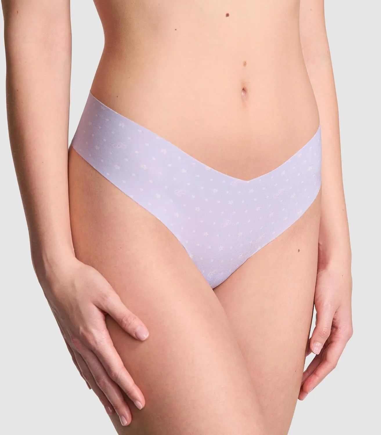 Victoria's Secret PINK Women's No Show Thong Underwear, Panties for Women, Multi Pack (XS-XXL)