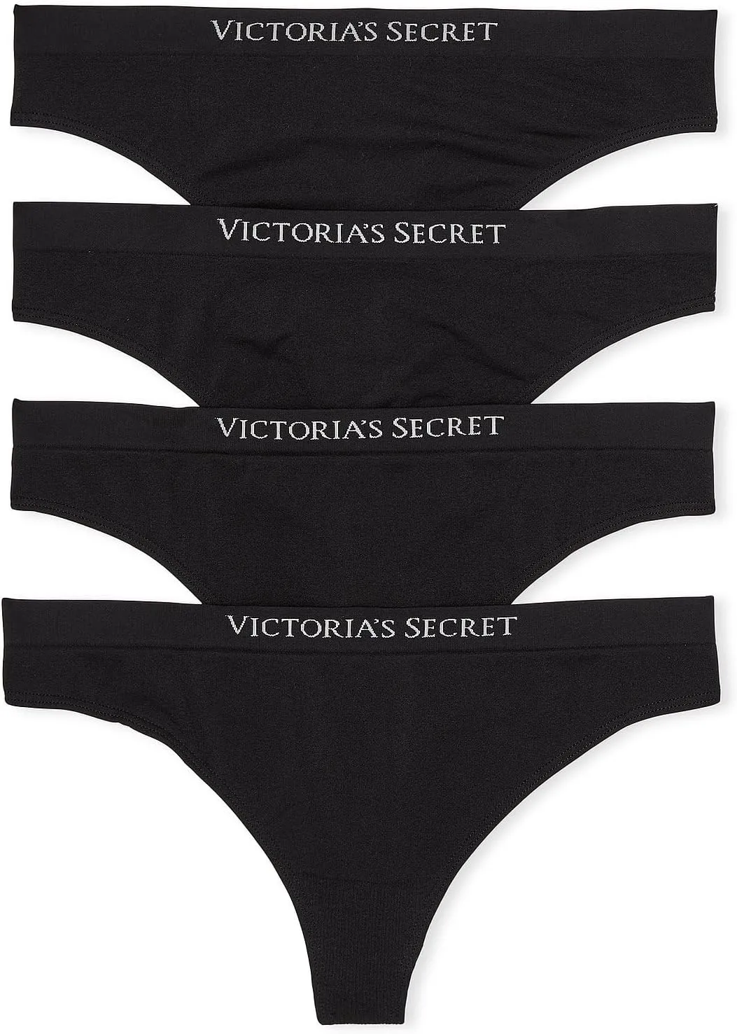 Victoria's Secret Women's Seamless Thong Underwear, Panties for Women, Multi Pack (XS-XXL)