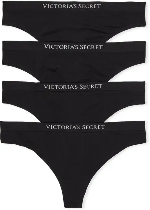 Victoria's Secret Women's Seamless Thong Underwear, Panties for Women, Multi Pack (XS-XXL)