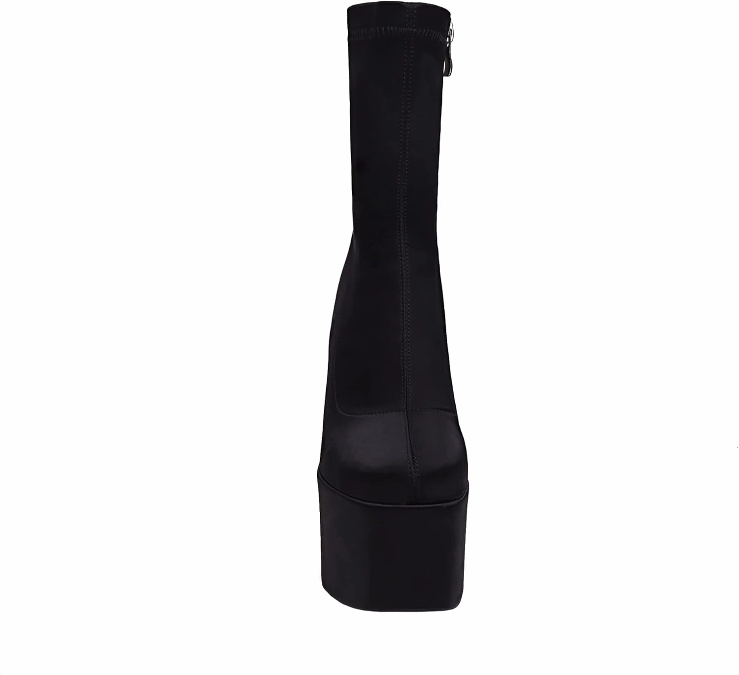 vivianly Women's Platform Ankle BootsHigh Chunky Heel Mid-Calf Boots