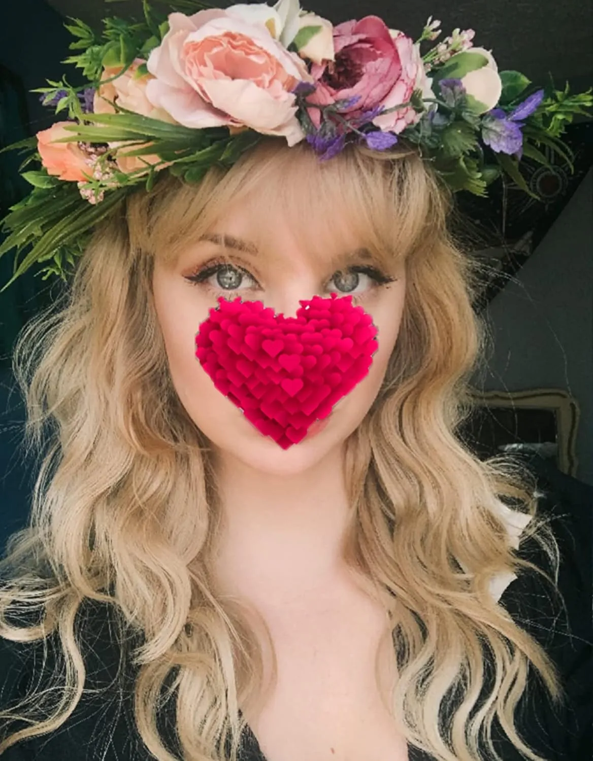 Vivivalue Floral Crown Women Flower Headband Floral Headpiece Halo Wedding Party Festival Photos
