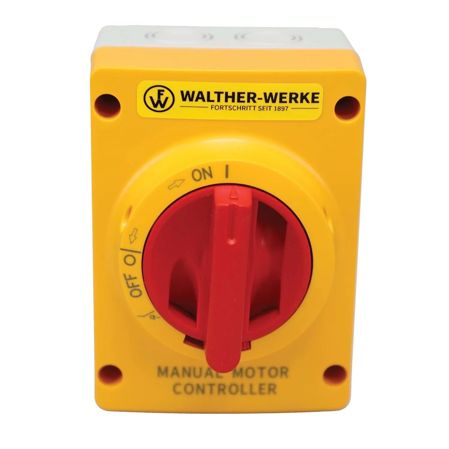 Walther Electric KEM325UL Y/R Enclosed Mountable Motor Disconnect Switch 3 Pole 25A 600V IP66 NEMA 4X Water Resistant